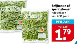 Hoogvliet Snijbonen of sperziebonen aanbieding