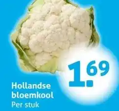 Hoogvliet Hollandse bloemkool aanbieding