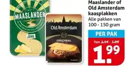 Hoogvliet Maaslander of Old Amsterdam kaasplakken aanbieding