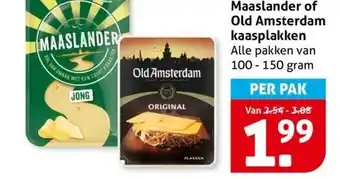 Hoogvliet Maaslander of Old Amsterdam kaasplakken aanbieding
