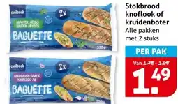 Hoogvliet Stokbrood knoflook of kruidenboter aanbieding