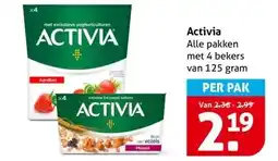 Hoogvliet Activia aanbieding