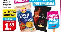 Hoogvliet Lay's Oven Baked of Sensations aanbieding