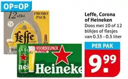 Hoogvliet Leffe, Corona of Heineken aanbieding