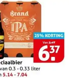 Hoogvliet Brand speciaalbier aanbieding