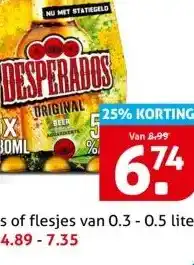 Hoogvliet Desperados aanbieding
