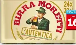 Hoogvliet Birra Moretti aanbieding