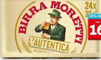Hoogvliet Birra Moretti aanbieding