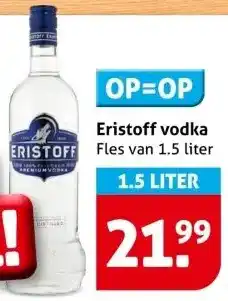Hoogvliet Eristoff vodka aanbieding