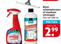 Hoogvliet Bison schimmelvreter of vloeibare ontstopper aanbieding