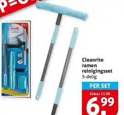 Hoogvliet Cleanrite ramen reinigingsset aanbieding
