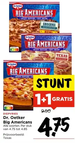 Vomar Voordeelmarkt Dr. Oetker Big Americans aanbieding