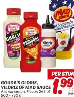 Dekamarkt GOUDA'S GLORIE, YILDRIZ OF MAD SAUCE aanbieding