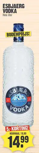 Super Dirck 3 ESBJAERG VODKA aanbieding