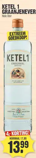 Super Dirck 3 KETEL 1 GRAANJENEVER aanbieding
