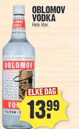 Super Dirck 3 OBLOMOV VODKA aanbieding