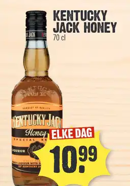 Super Dirck 3 KENTUCKY JACK HONEY 70 cl aanbieding