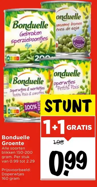 Vomar Voordeelmarkt Bonduelle Groente aanbieding