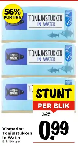 Vomar Voordeelmarkt Vismarine Tonijnstukken in Water aanbieding