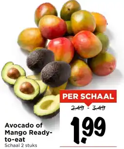 Vomar Voordeelmarkt Avocado of Mango Ready to eat aanbieding