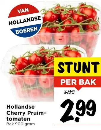 Vomar Voordeelmarkt Hollandse Cherry Pruim tomaten aanbieding
