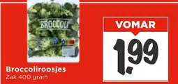 Vomar Voordeelmarkt Broccoliroosjes aanbieding