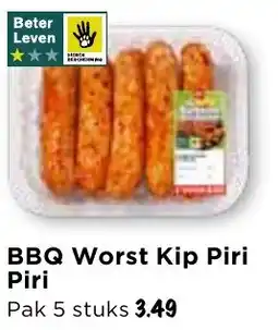 Vomar Voordeelmarkt BBQ Worst Kip Piri Piri aanbieding
