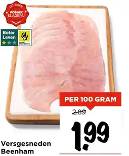 Vomar Voordeelmarkt Versgesneden Beenham aanbieding