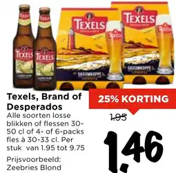 Vomar Voordeelmarkt Texels, Brand of Desperados aanbieding