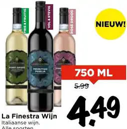 Vomar Voordeelmarkt La Finestra Wijn aanbieding
