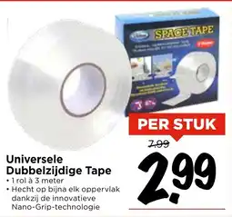 Vomar Voordeelmarkt Universele Dubbelzijdige Tape aanbieding