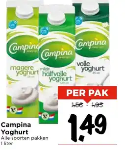Vomar Voordeelmarkt Campina Yoghurt aanbieding