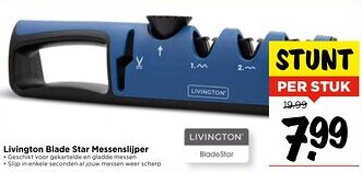 Vomar Voordeelmarkt Livington Blade Star Messenslijper aanbieding
