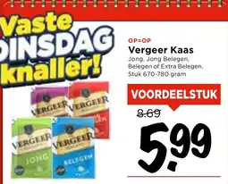 Vomar Voordeelmarkt Vergeer Kaas aanbieding