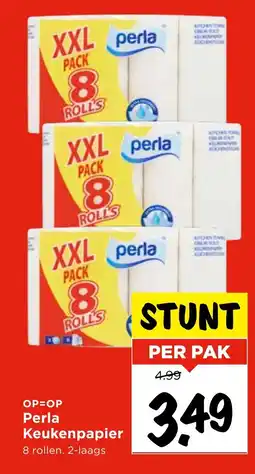 Vomar Voordeelmarkt Perla Keukenpapier aanbieding
