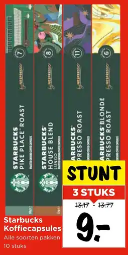 Vomar Voordeelmarkt Starbucks Koffiecapsules aanbieding