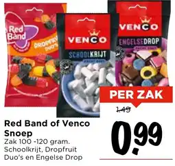 Vomar Voordeelmarkt Red Band of Venco Snoep aanbieding