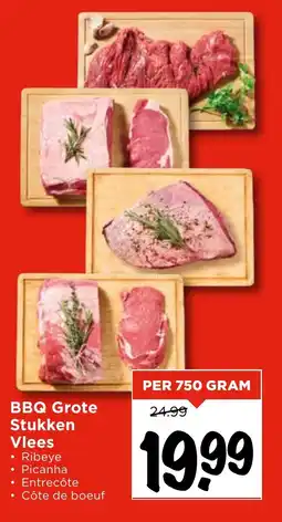 Vomar Voordeelmarkt BBQ Grote Stukken Vlees aanbieding
