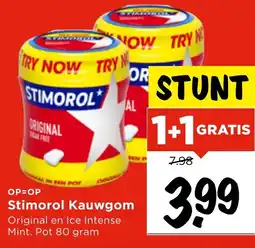 Vomar Voordeelmarkt Stimorol Kauwgom aanbieding