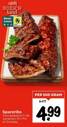 Vomar Voordeelmarkt Spareribs aanbieding