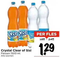 Vomar Voordeelmarkt Crystal Clear of Sisi aanbieding