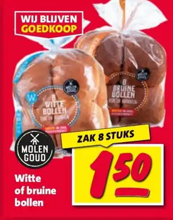 Nettorama Witte of bruine bollen aanbieding