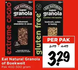 Vomar Voordeelmarkt Eat Natural Granola of Boekweit aanbieding