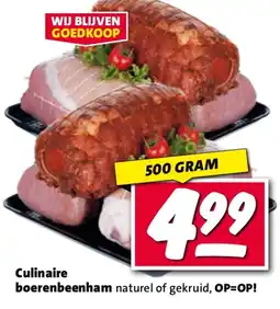 Nettorama Culinaire boerenbeenham aanbieding