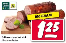 Nettorama Grillworst aan het stuk aanbieding
