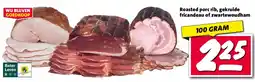 Nettorama Roasted porc rib, gekruide fricandeau of zwartewoudham aanbieding