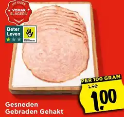 Vomar Voordeelmarkt Gesneden Gebraden Gehakt aanbieding