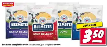 Nettorama Beemster kaasplakken 48+ aanbieding
