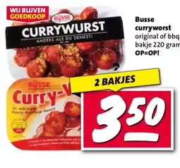 Nettorama Busse curryworst aanbieding