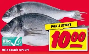 Nettorama Hele dorade aanbieding